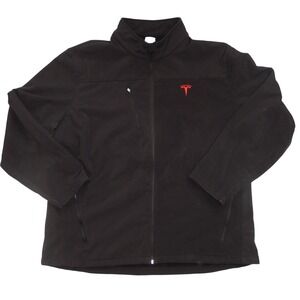 Tesla Motors Mens 2XL Embroidered Soft Shell Fleece Lined Jacket
